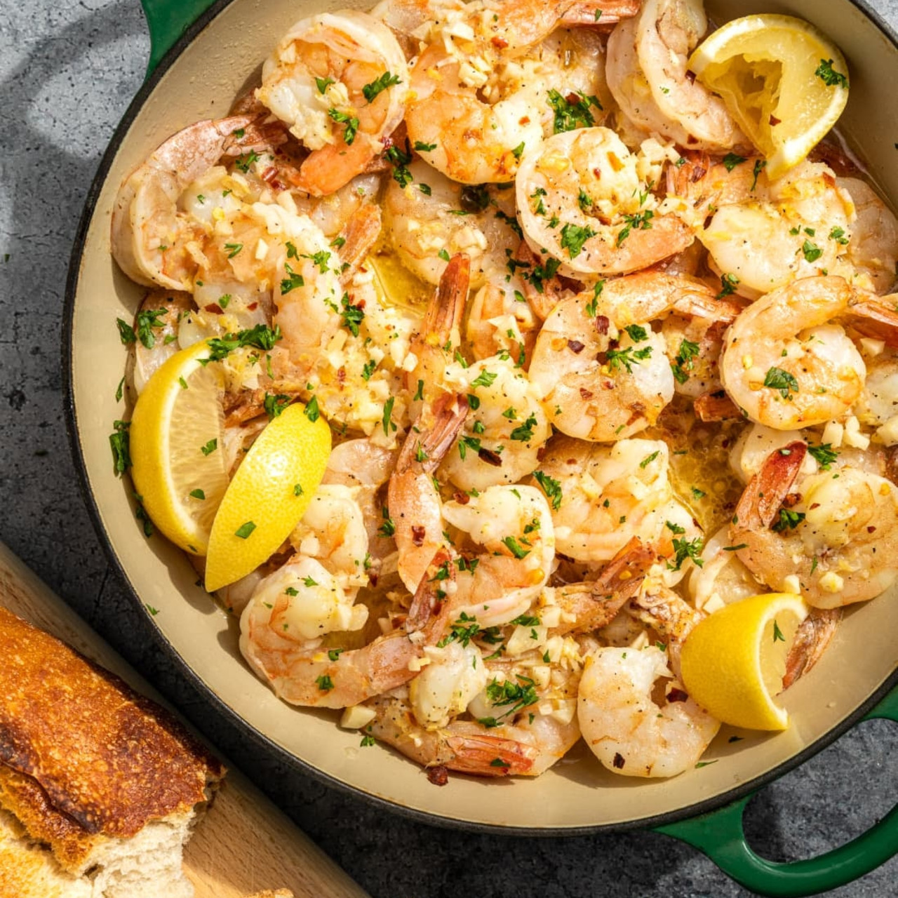 Garlic Butter Baked Shrimp