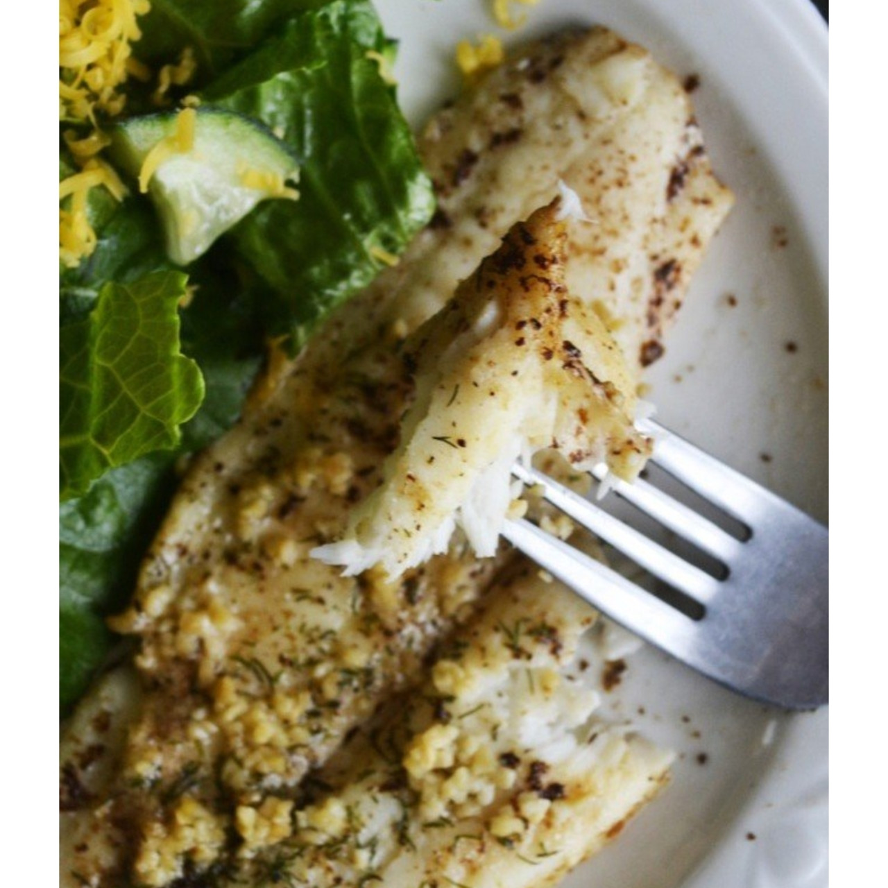 Garlic Dill Flounder