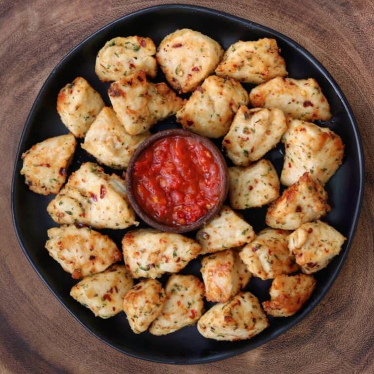 Garlic Parmesan Chicken Nuggets