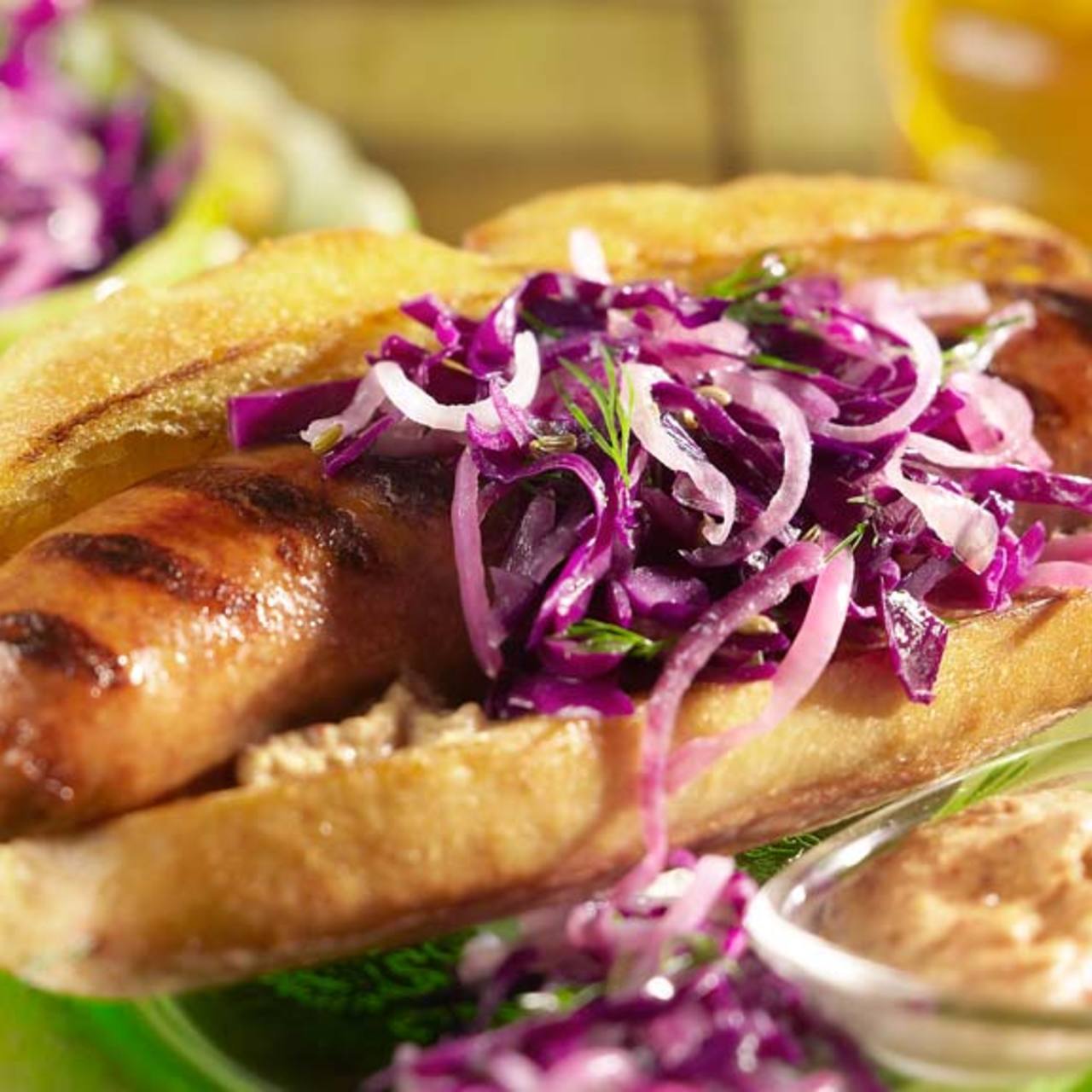 Hot Dogs with Cabbage Recipe 