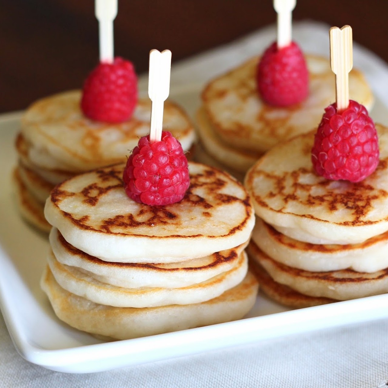 Gluten Free Vegan Mini Lemon Pancakes