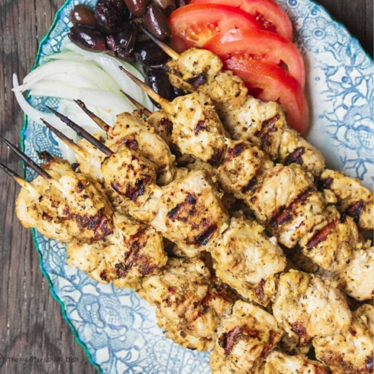 Greek Chicken Souvlaki With Tzatziki 4489