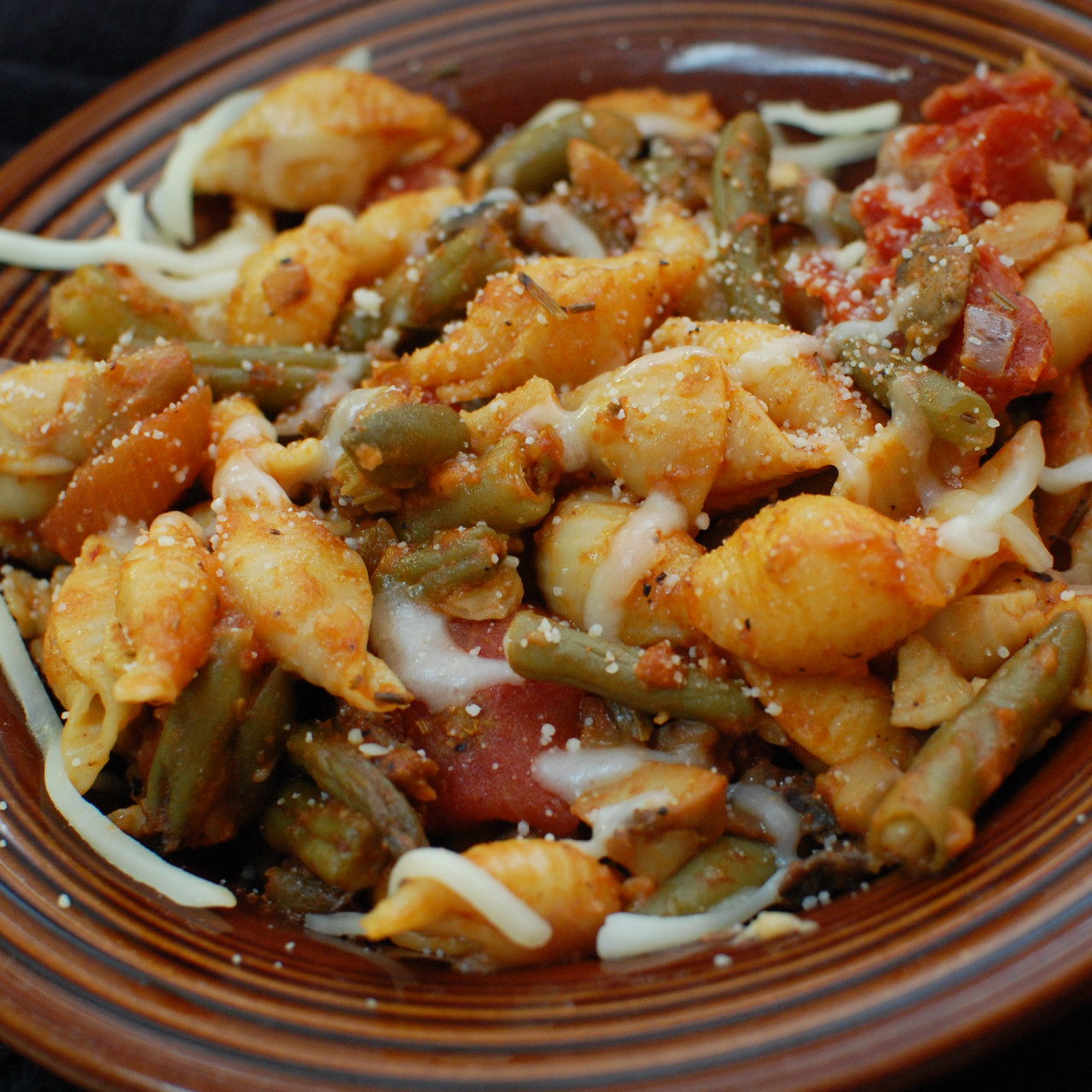 Green Bean Pasta Bake