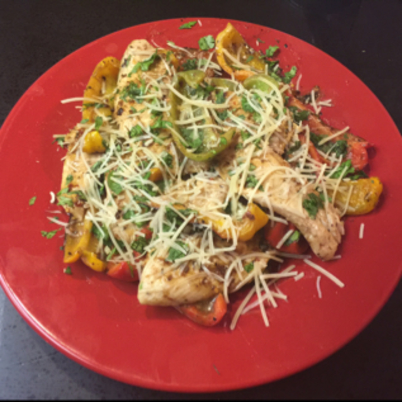 Grilled Fish and Peppers