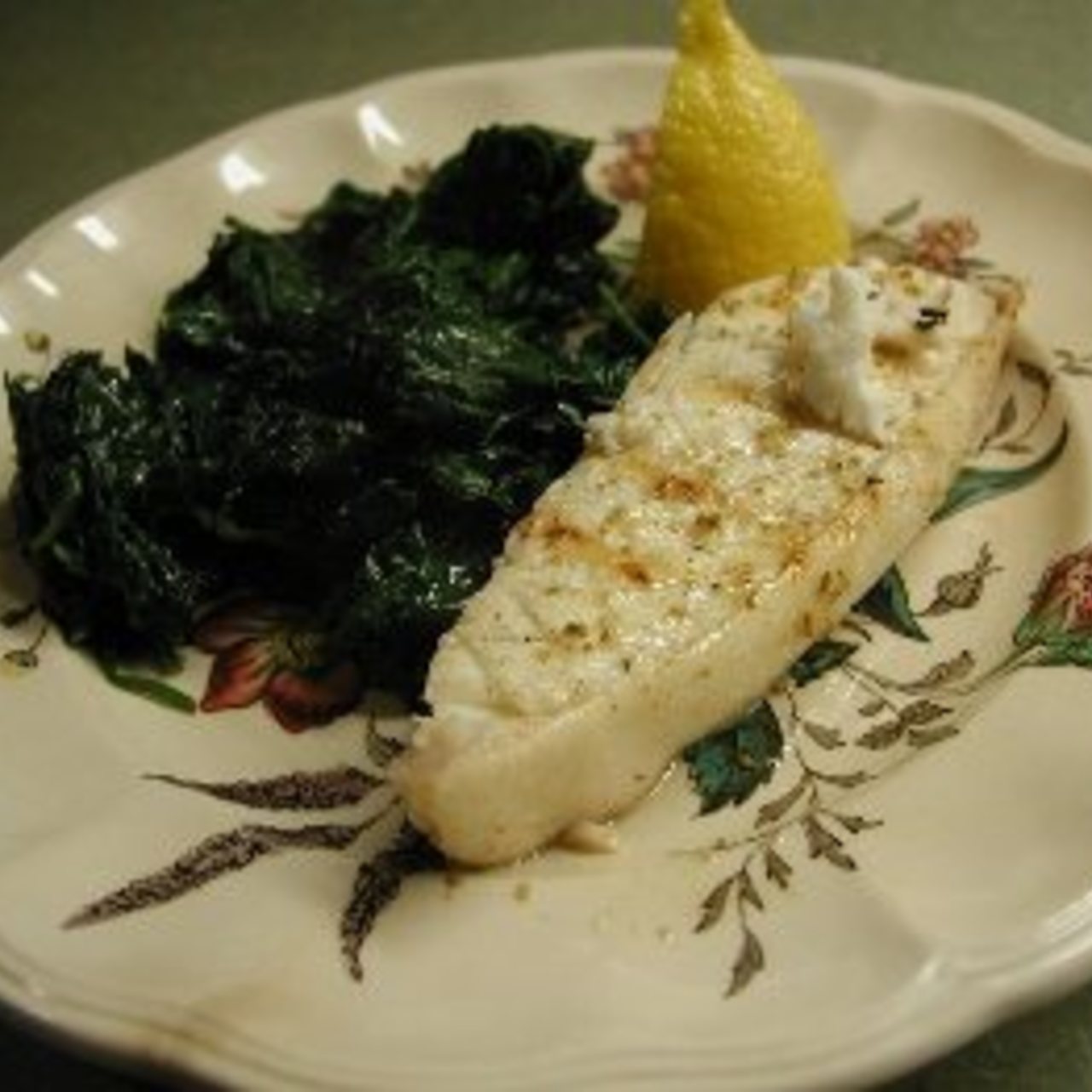 Grilled Halibut with Fennel Marinade