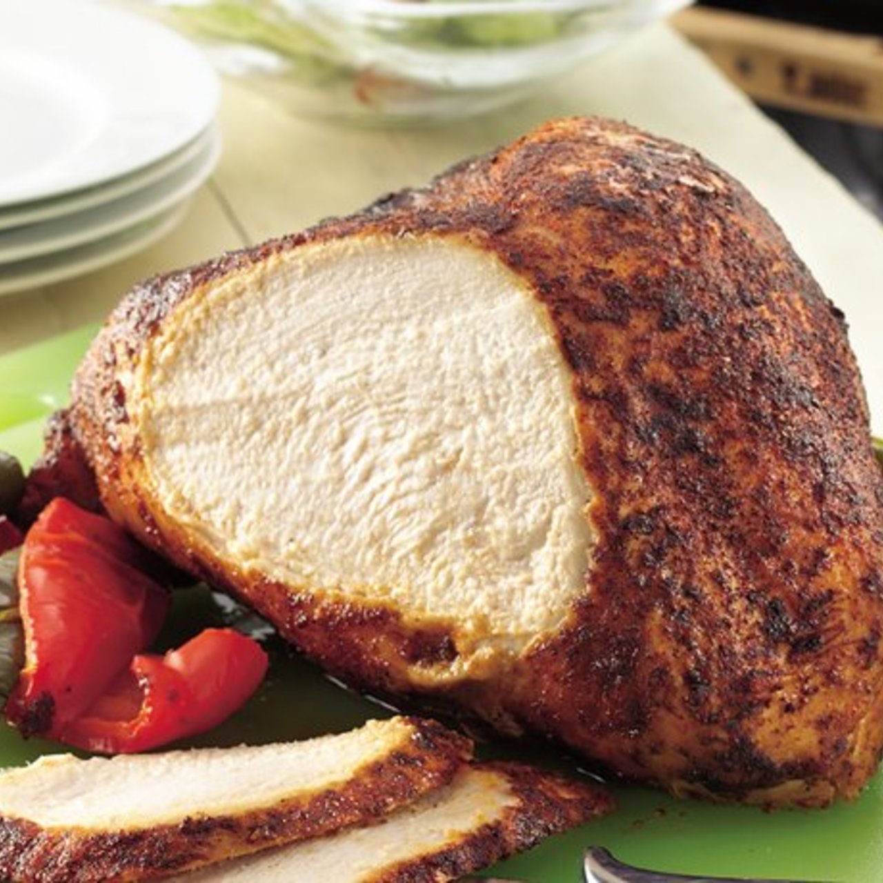 Grilled Turkey Breast with ChiliCumin Rub