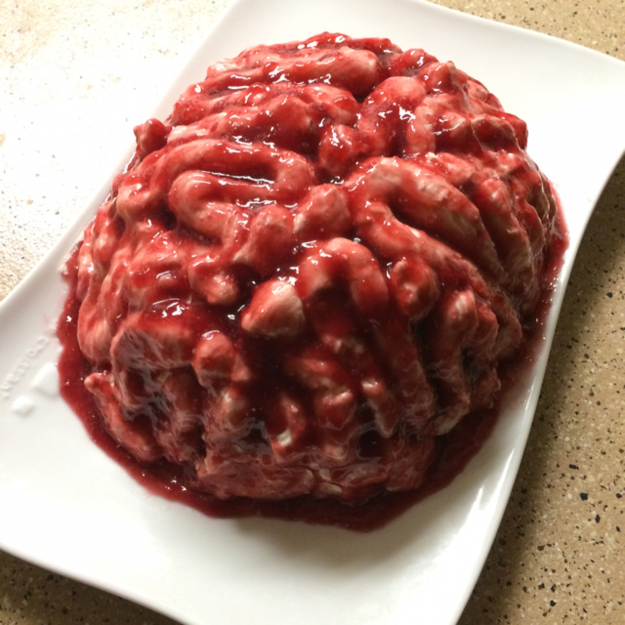 Try Not to Puke- How to Make Brain Cake for Halloween - YouTube