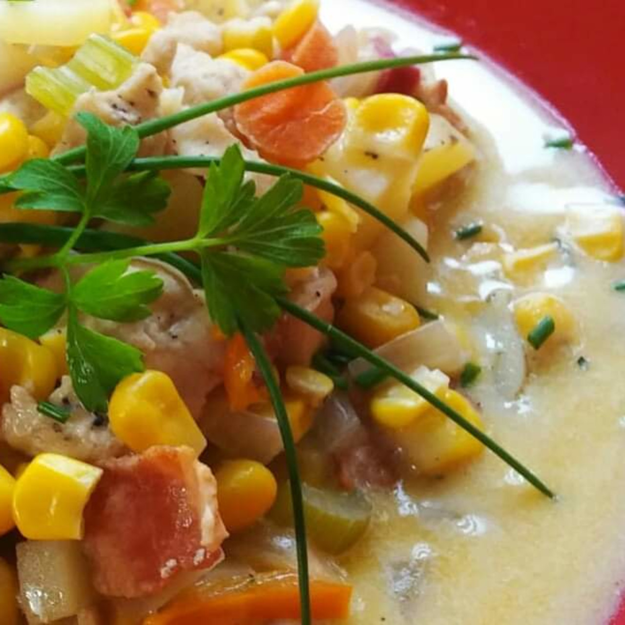 Hearty Chicken Corn Chowder