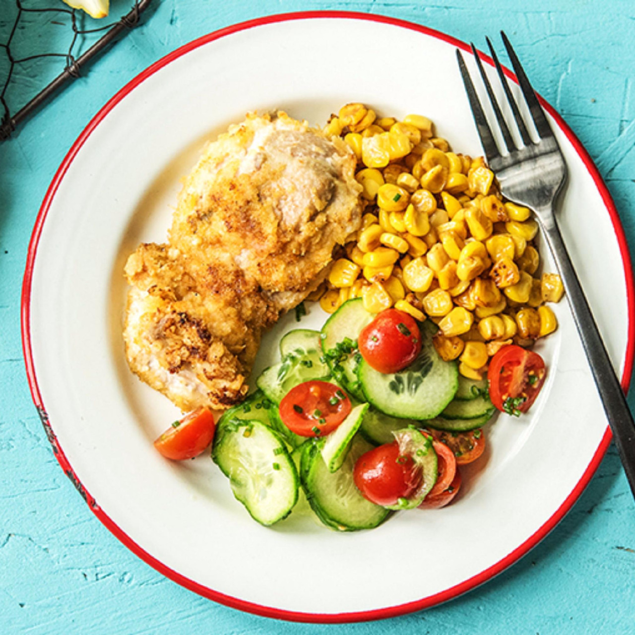 HelloFresh Crispy Chicken Thighs (16 WeightWatchers Pts)