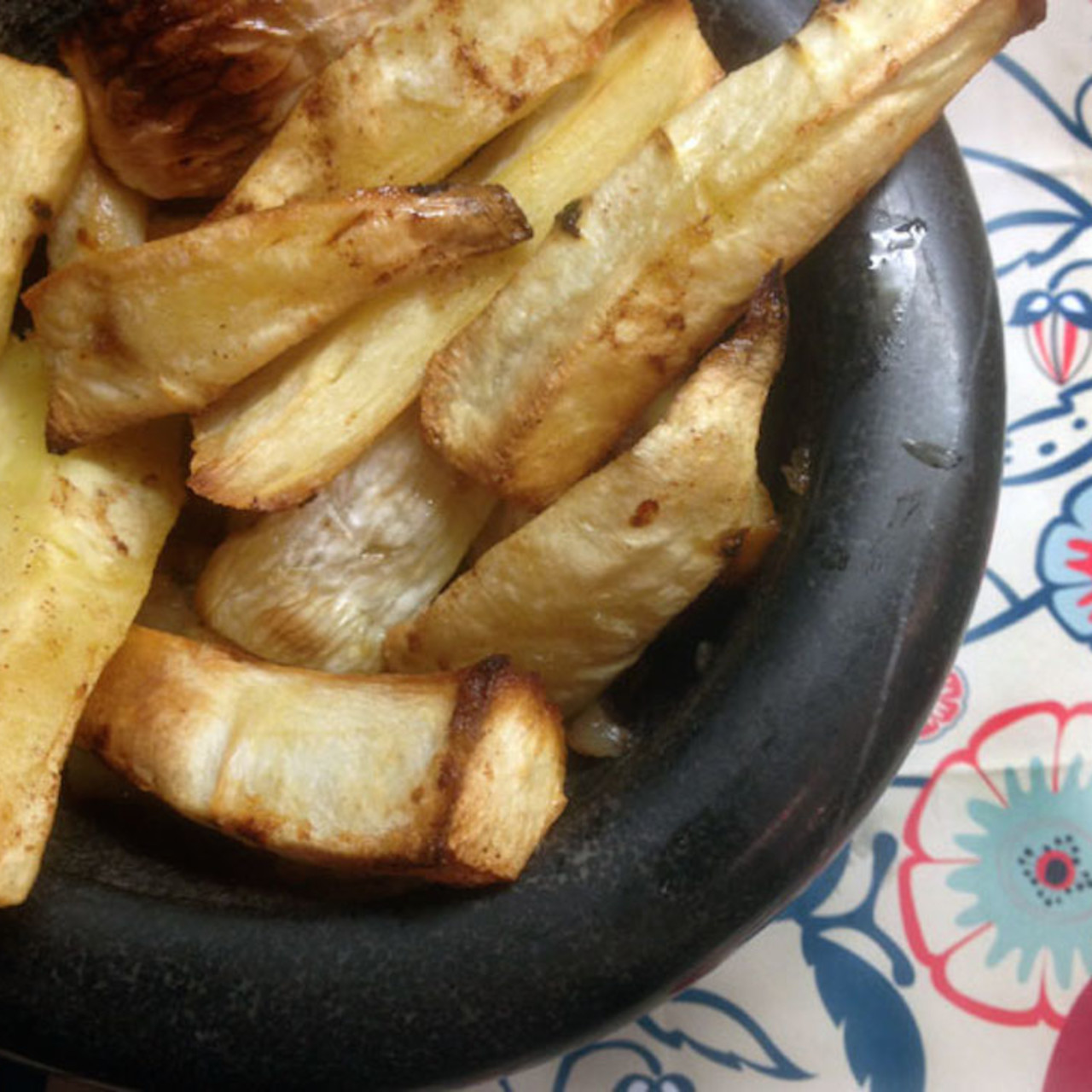 Honey Roasted Turnips And Parsnip Wedges