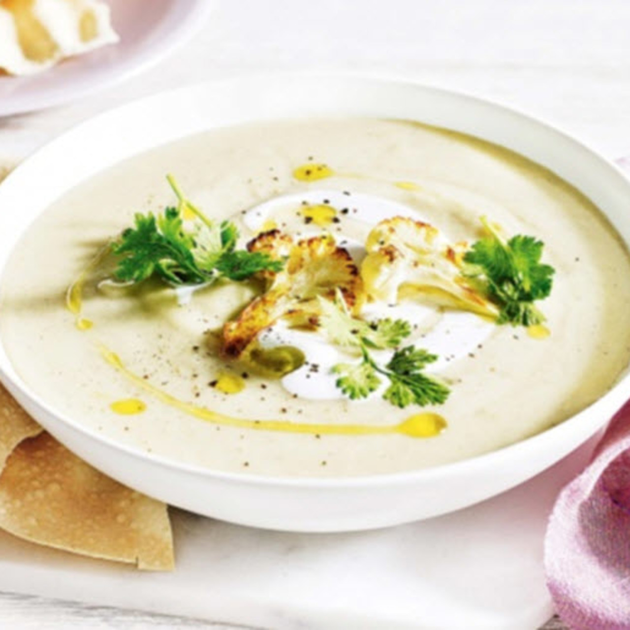 Indian Spiced Cauliflower Soup