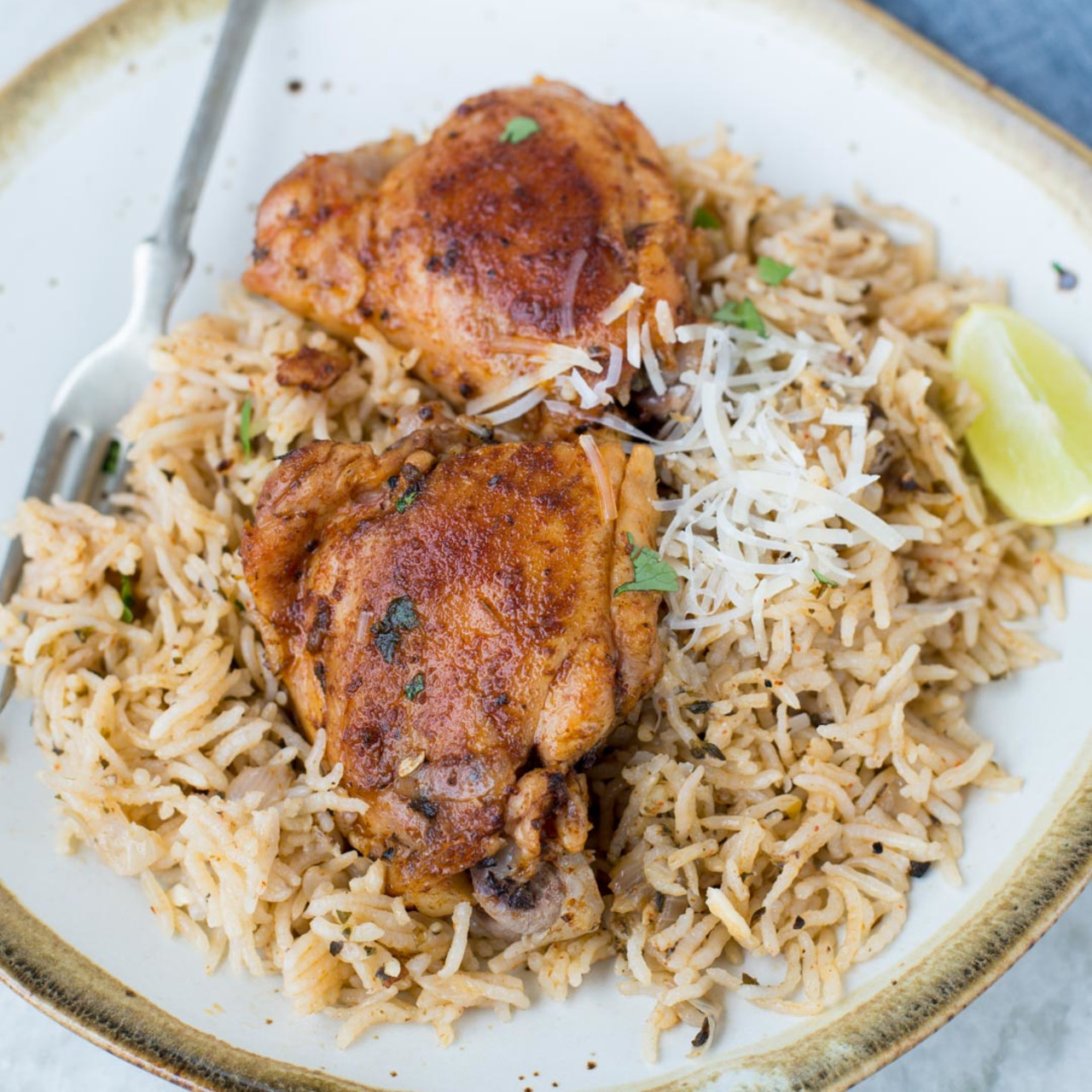 Instant Pot Garlic Herb Chicken and Rice-image