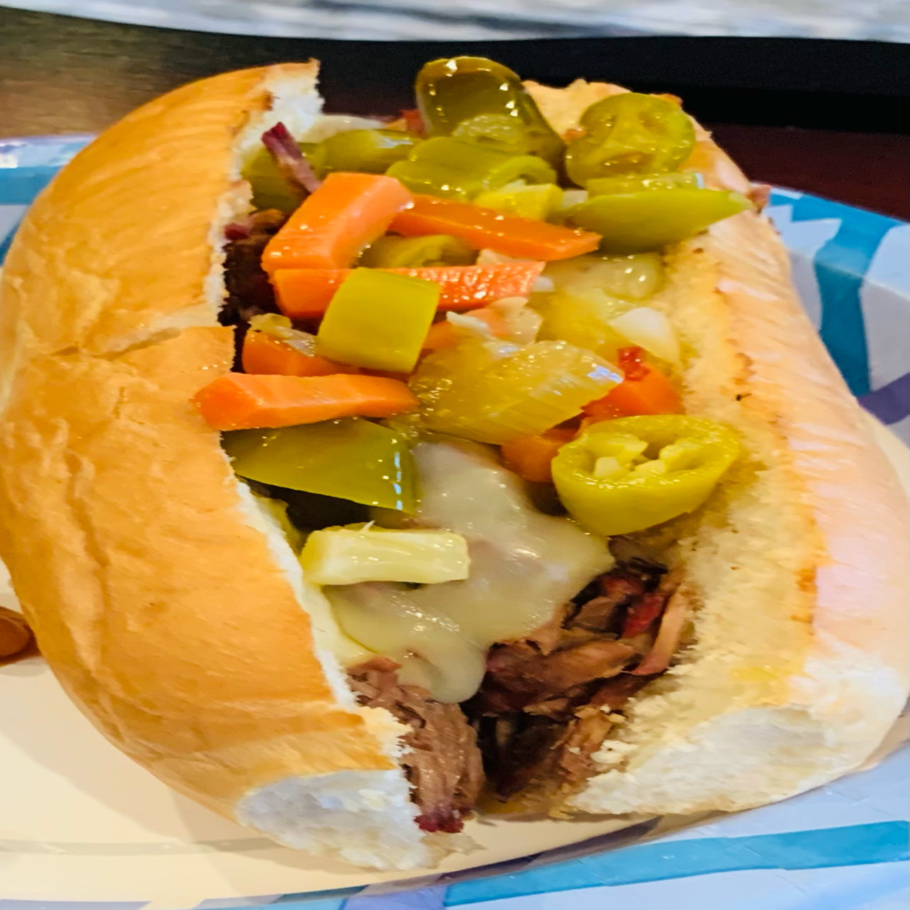 Italian Beef Sandwich Traeger