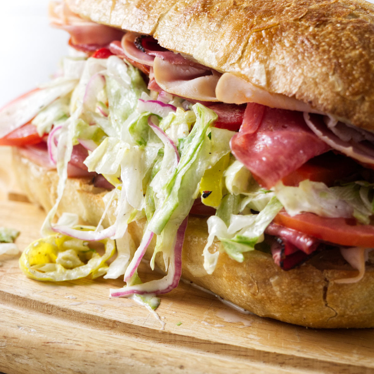 Italian Chopped Salad Sandwich