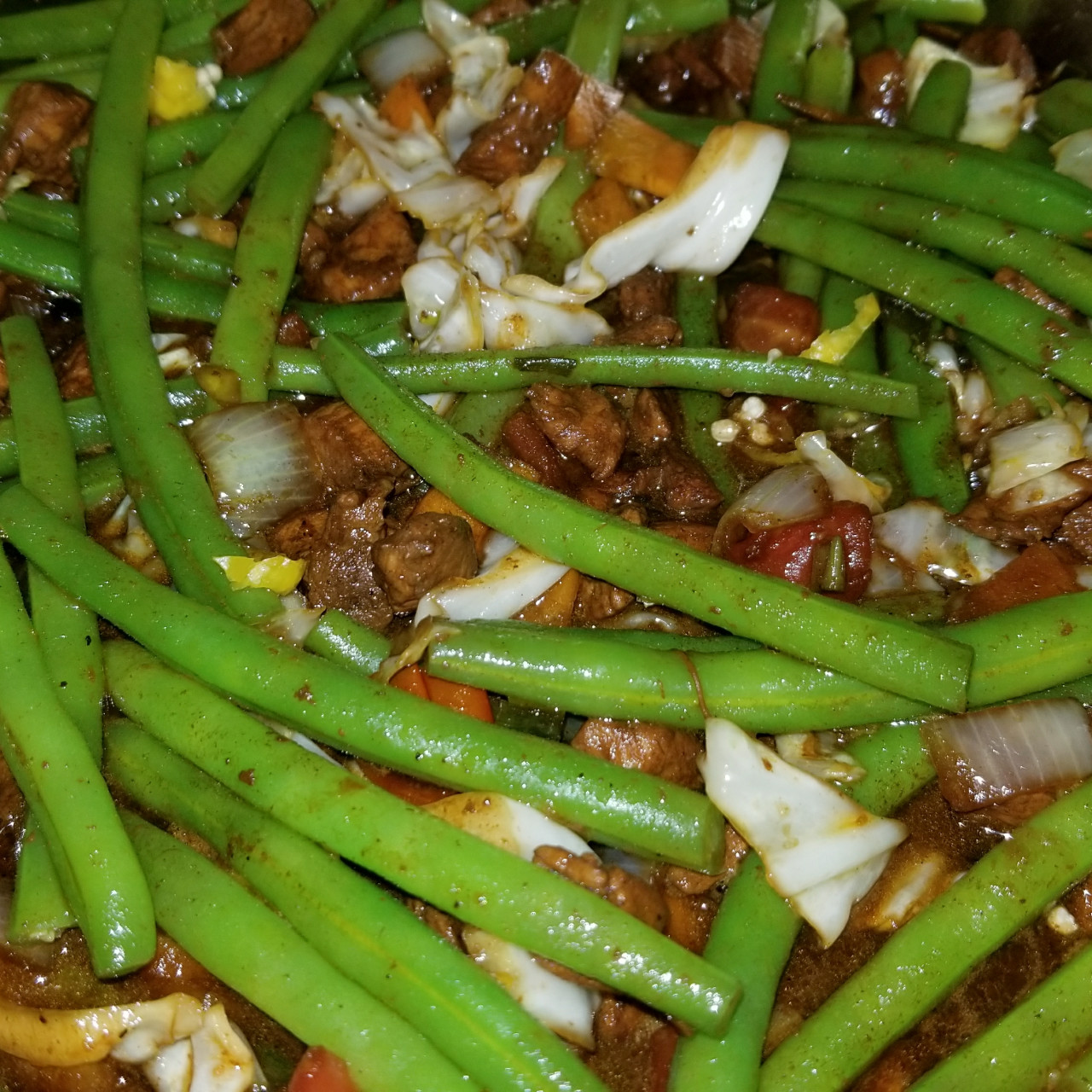 Jamaican Style Stir Fry Chicken Breast.