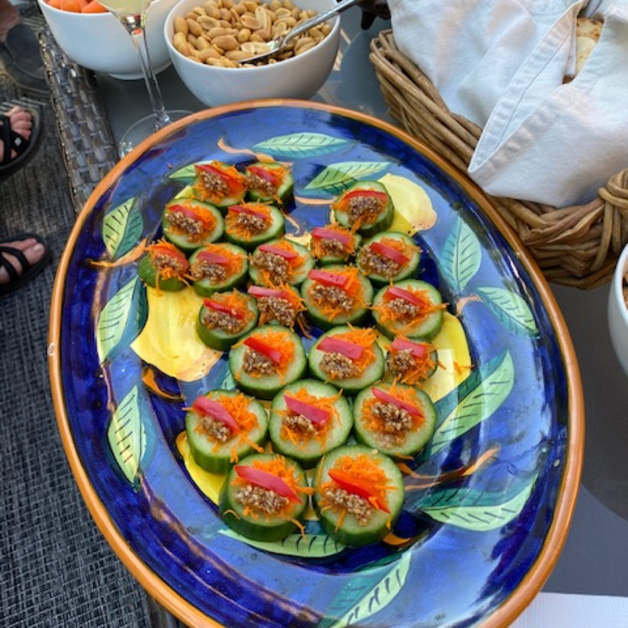 Japanese cucumber appetizer