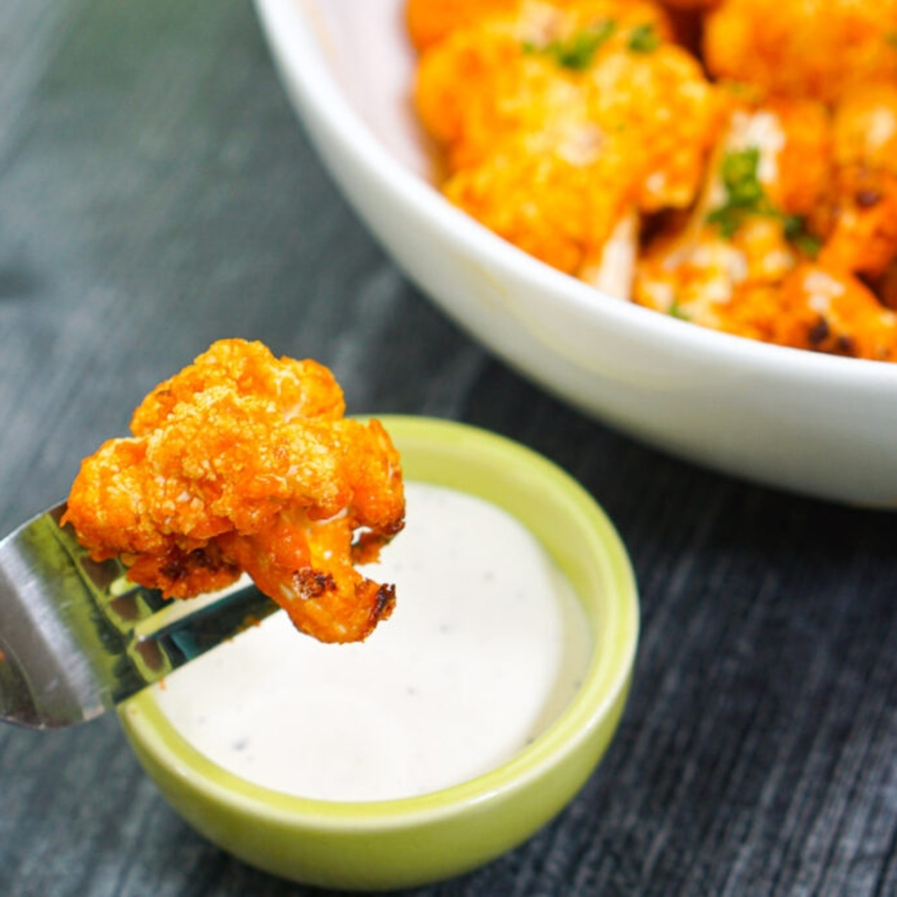 KETO BUFFALO CAULIFLOWER RECIPE (AIR FRYER)