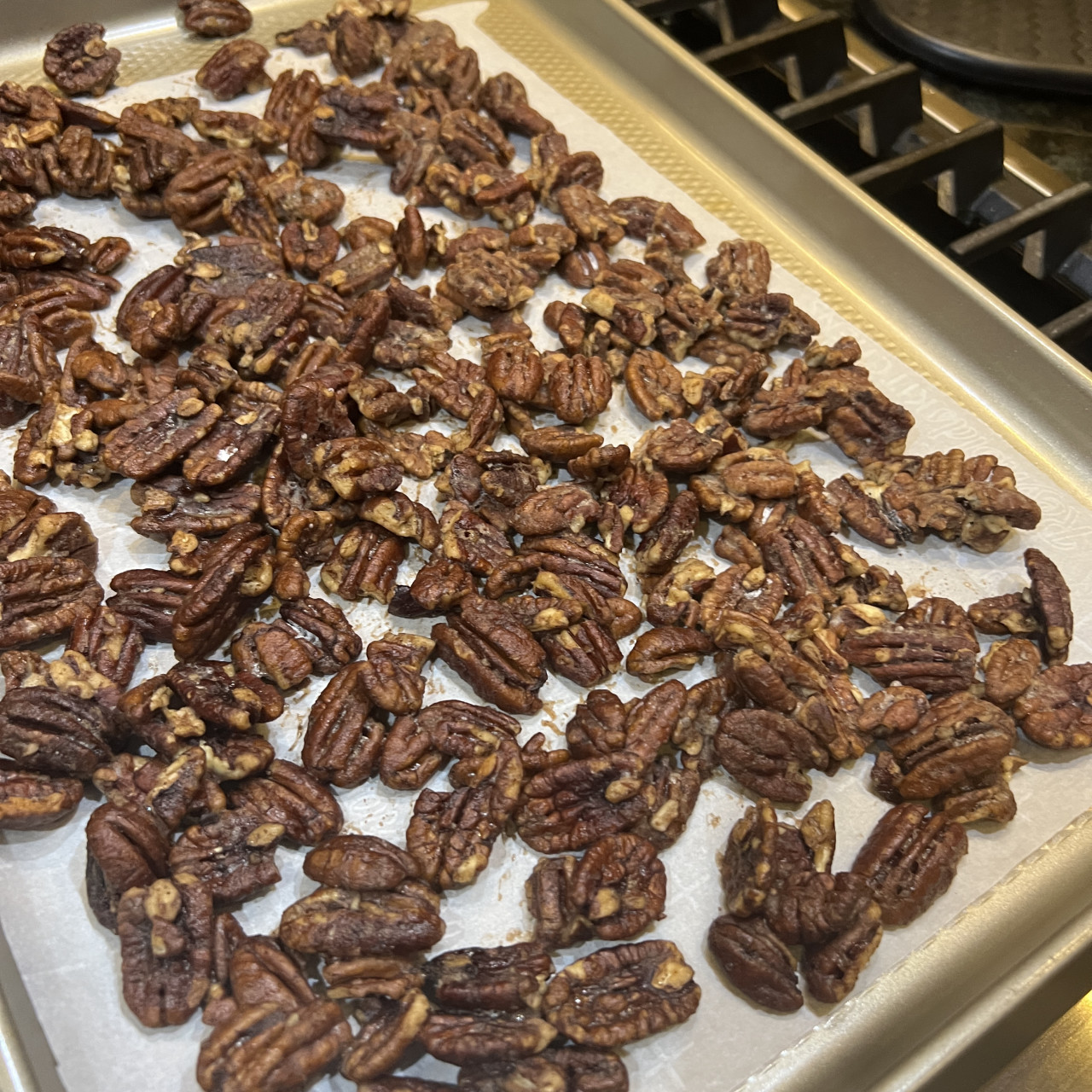 Keto Candied Pecans