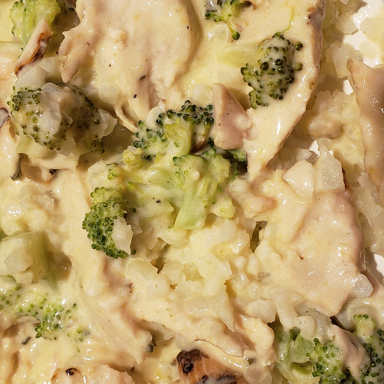 Keto Chicken Divan and Cauliflower Rice