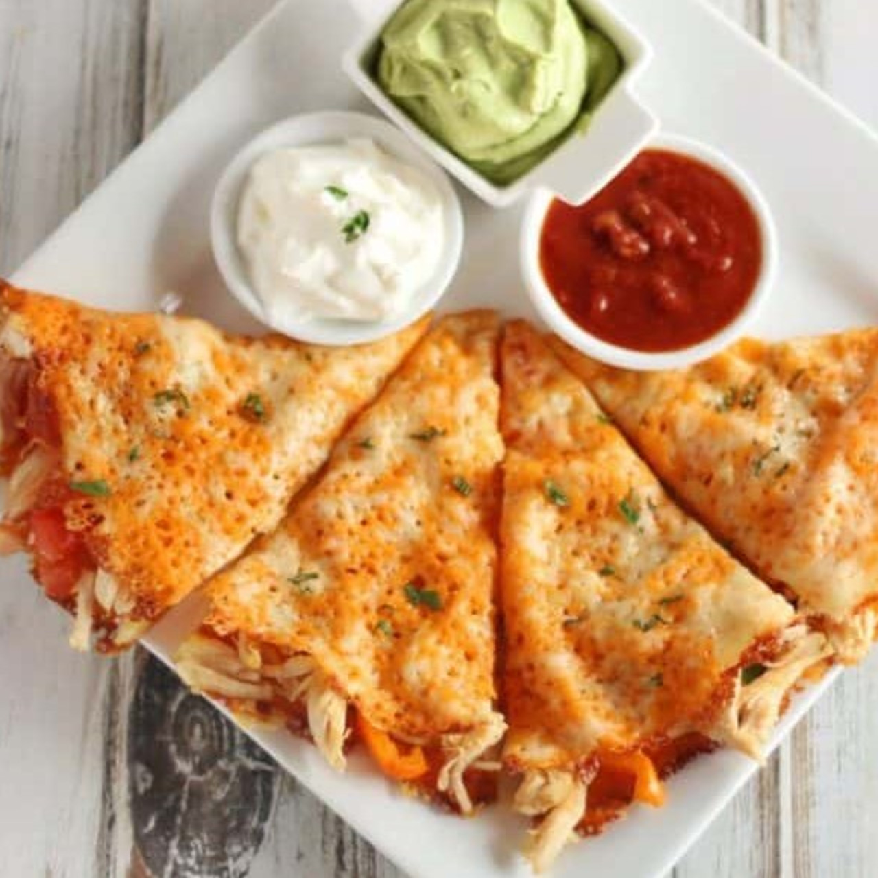 Keto Chicken Quesadilla