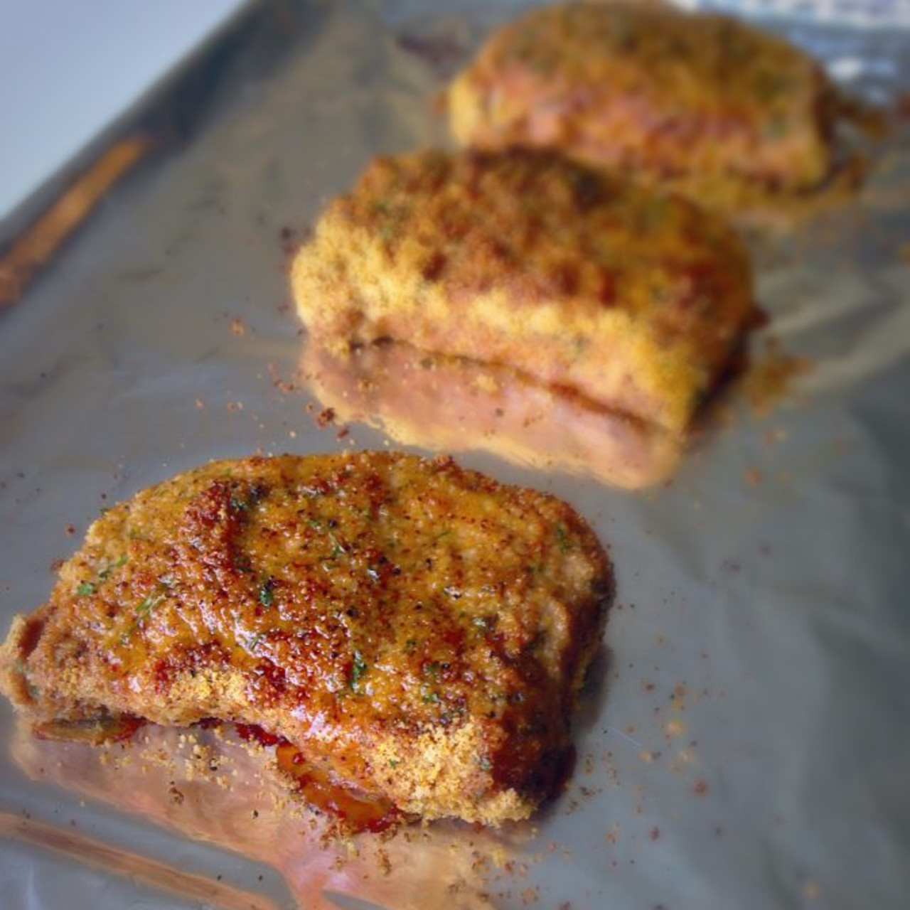 Keto Shake & Bake Pork Chops