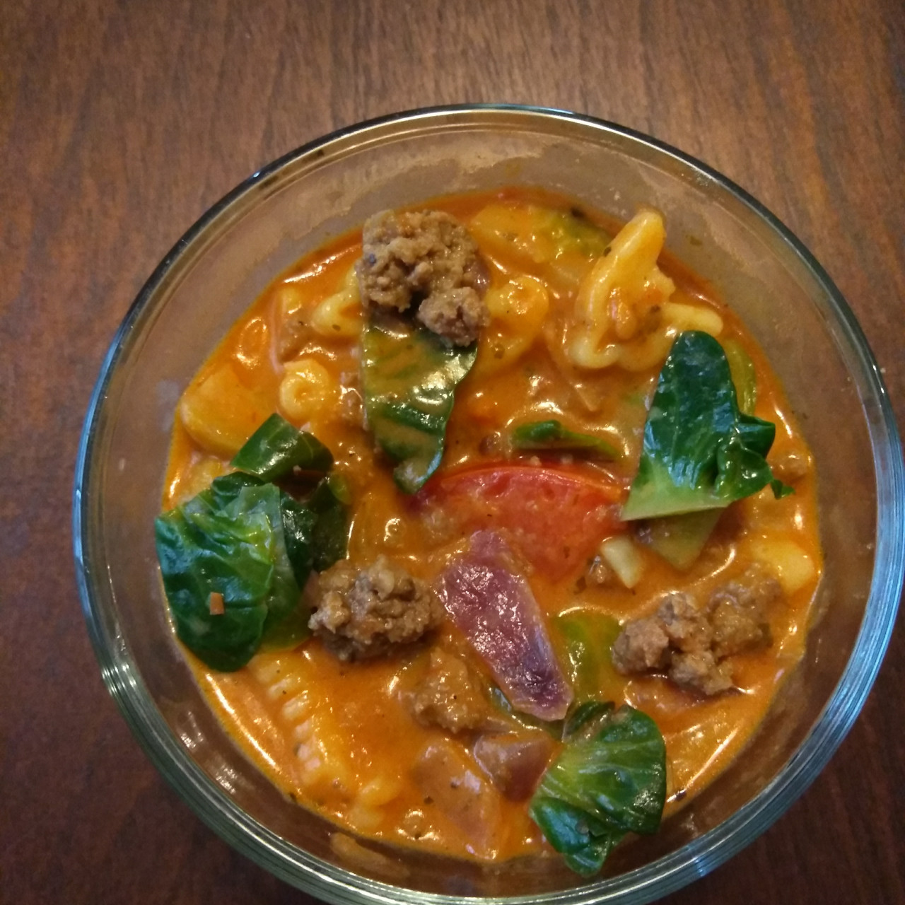 Lasagna Baked Fusilli with Kale & Mozzarella