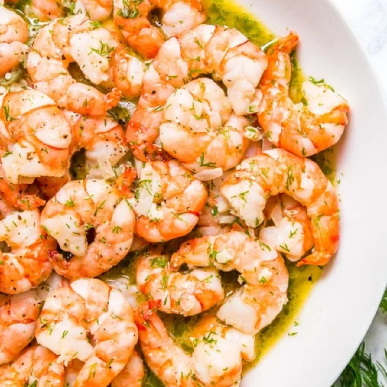 Lemon Garlic Dill Shrimp