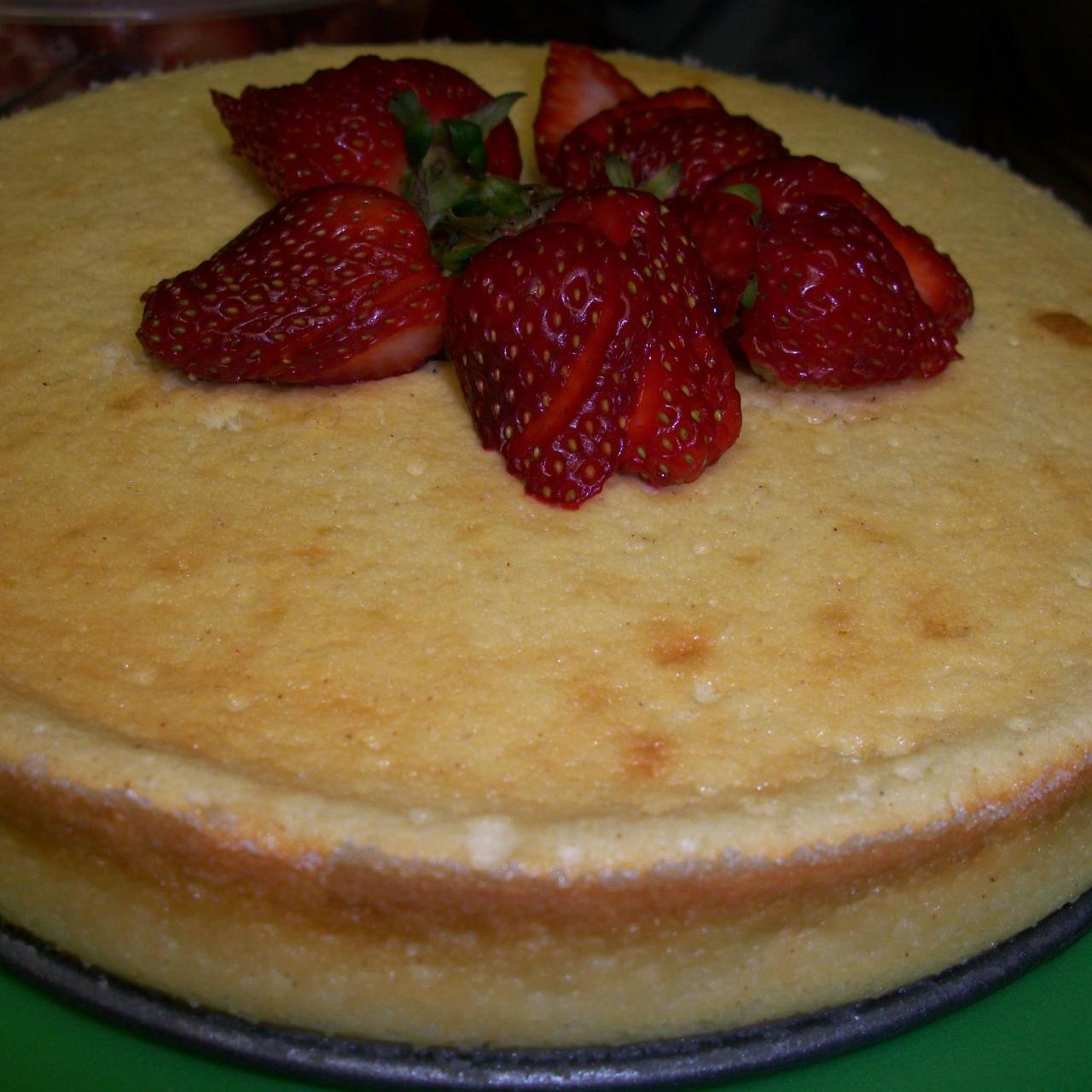 Lemon Goat Cheese Cake