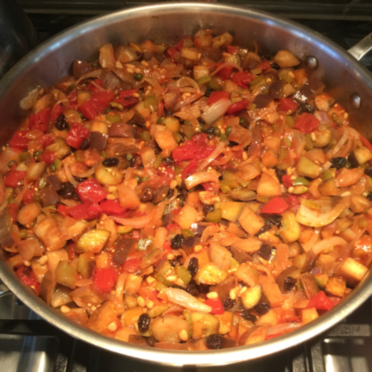 Light Eggplant Caponata