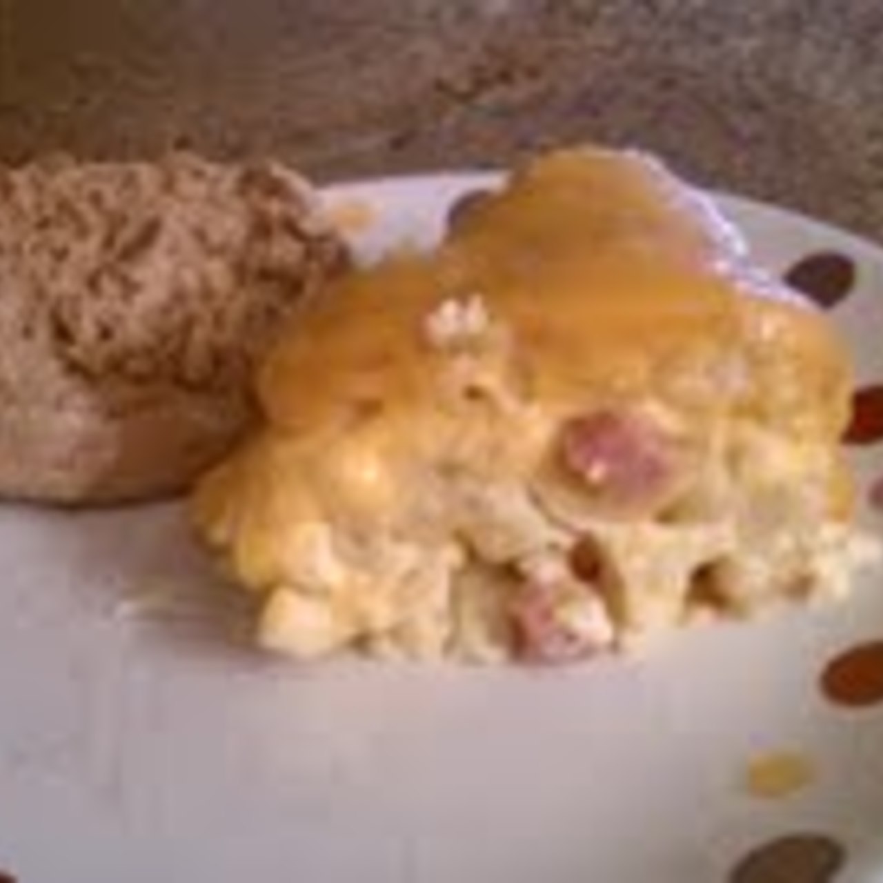 Macaroni and Cheese Ham Pie