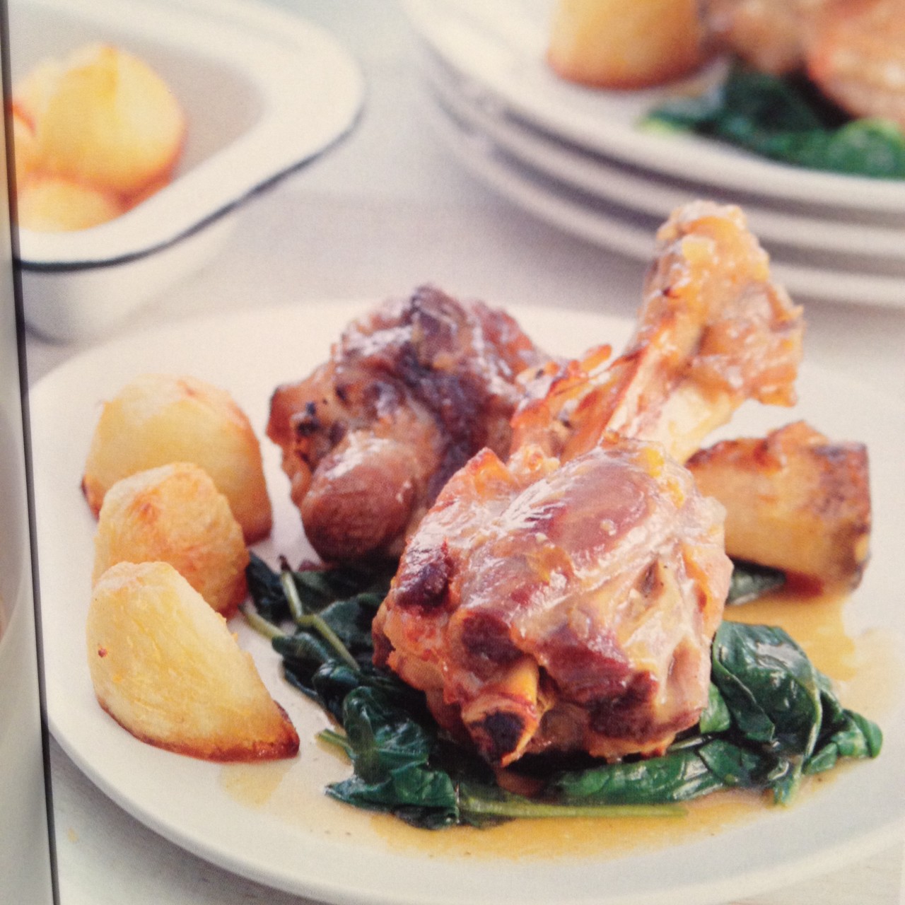 Maple Syrupglazed Lamb Shanks