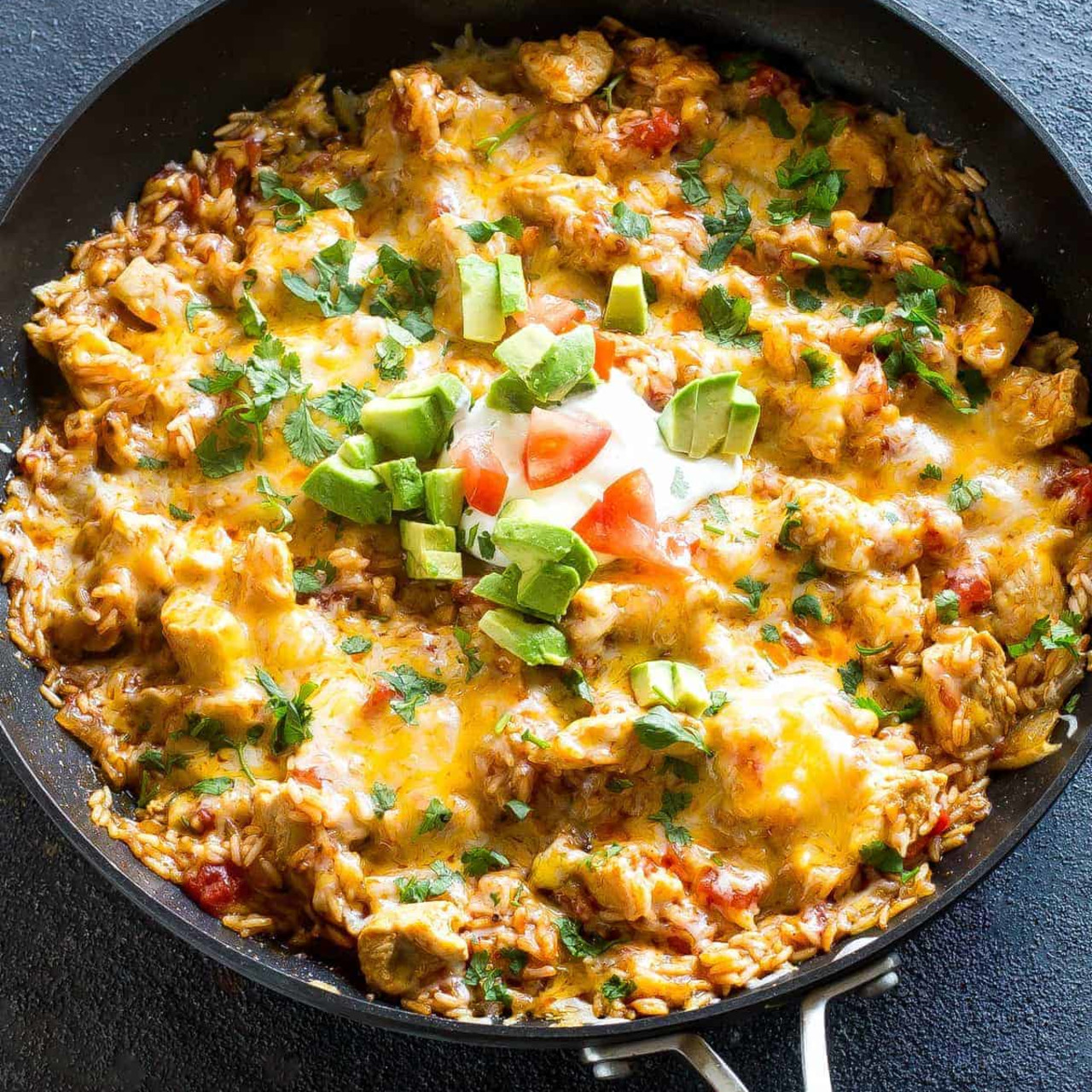 MEXICAN CHICKEN AND RICE CASSEROLE