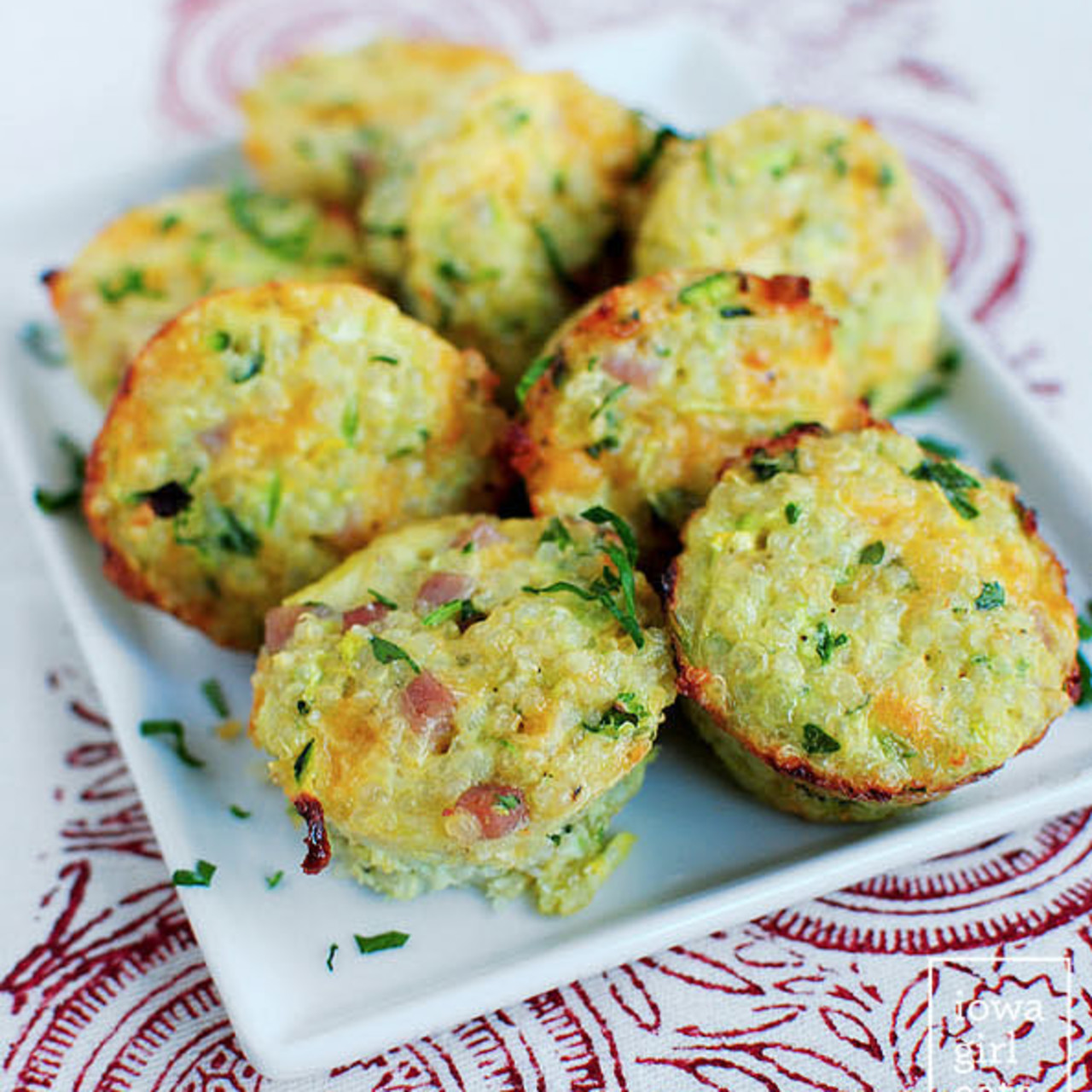 Mini Ham and Cheese Quinoa Cups