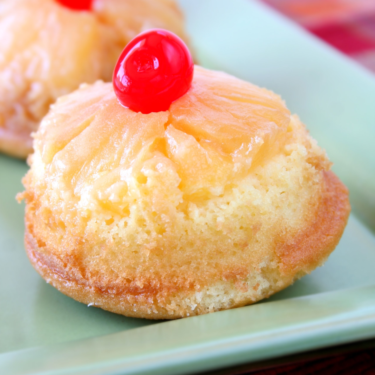Mini Pineapple UpsideDown Cake