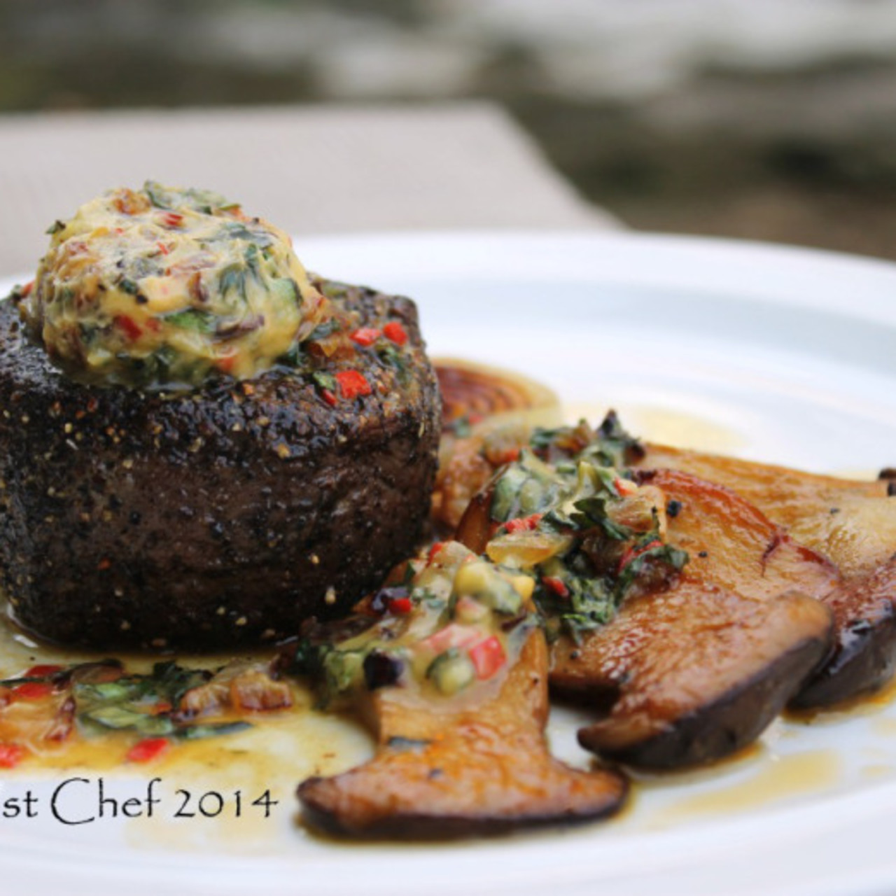 MushroomBlue cheese tenderloin