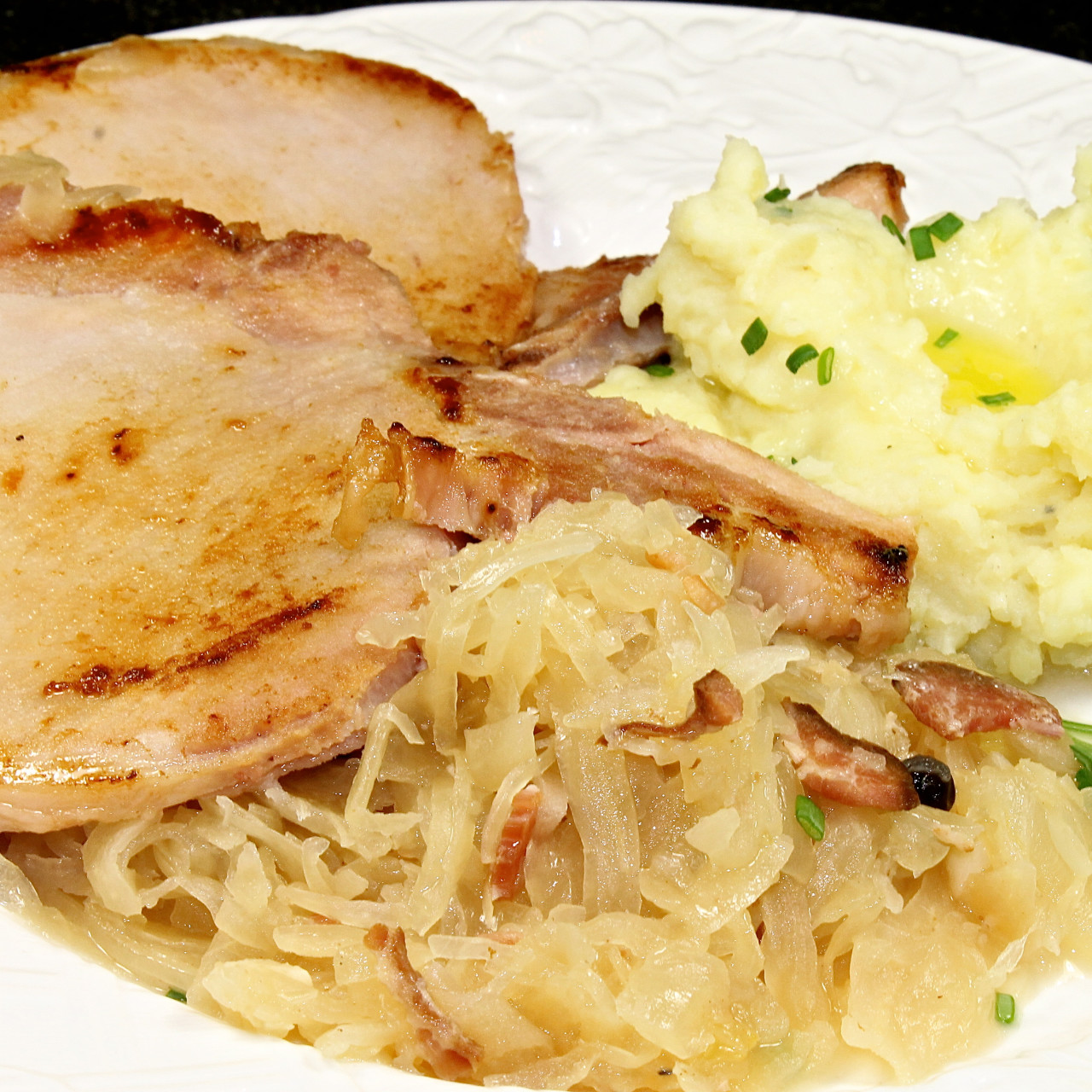 New Years Day Pork and Sauerkraut