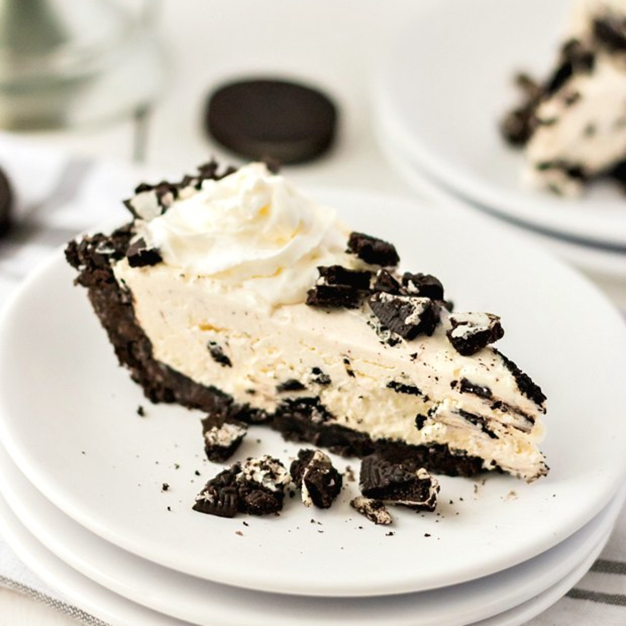 No Bake Oreo Pie Without Cream Cheese