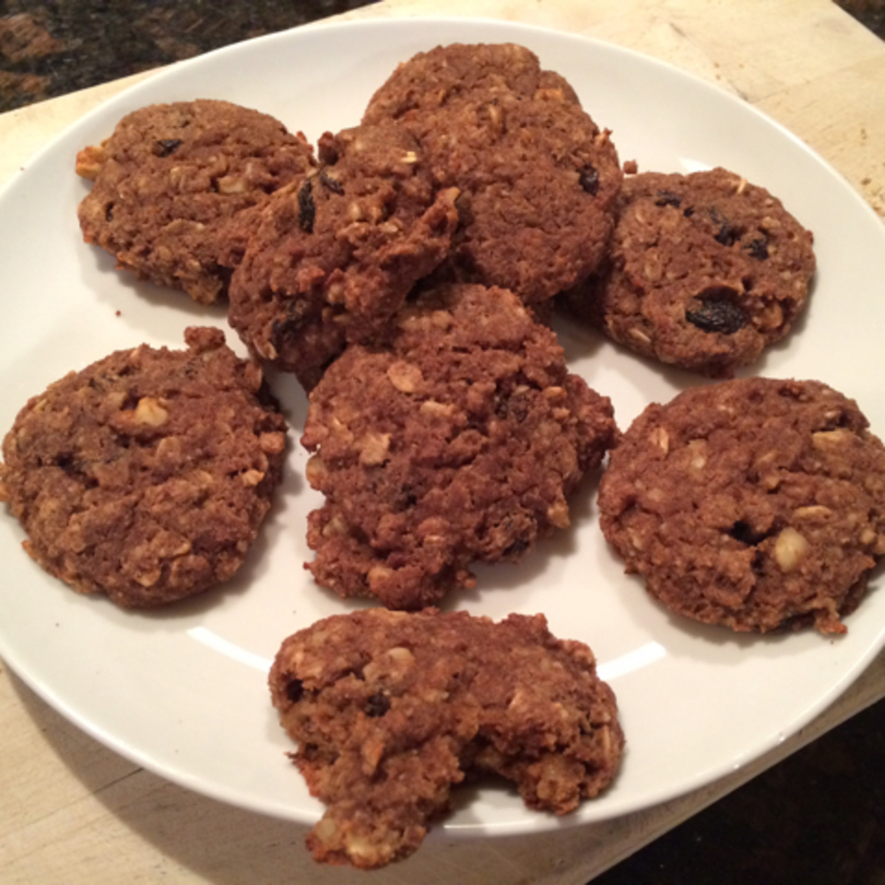 Oatmeal Cookies gluten, dairy, & sugar free