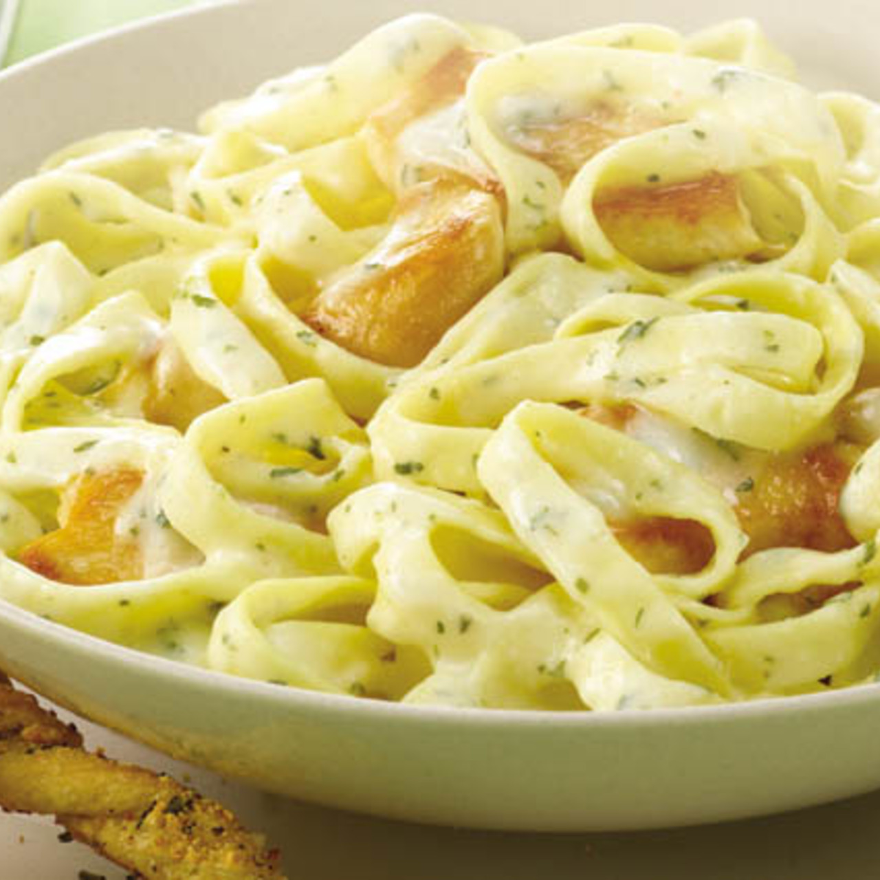 Old Bay Shrimp Fettucine Alfredo
