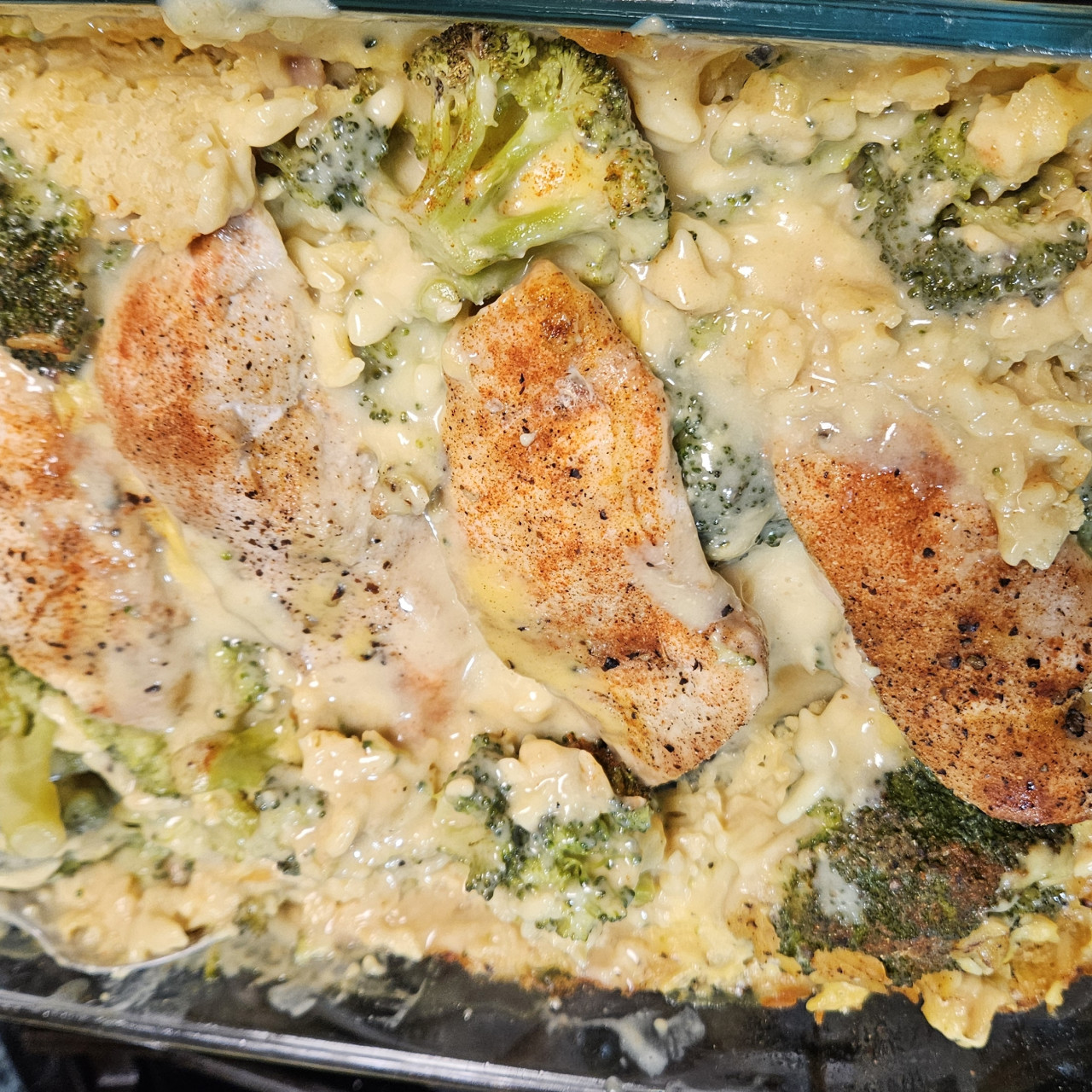 One Dish Chicken & Rice Bake
