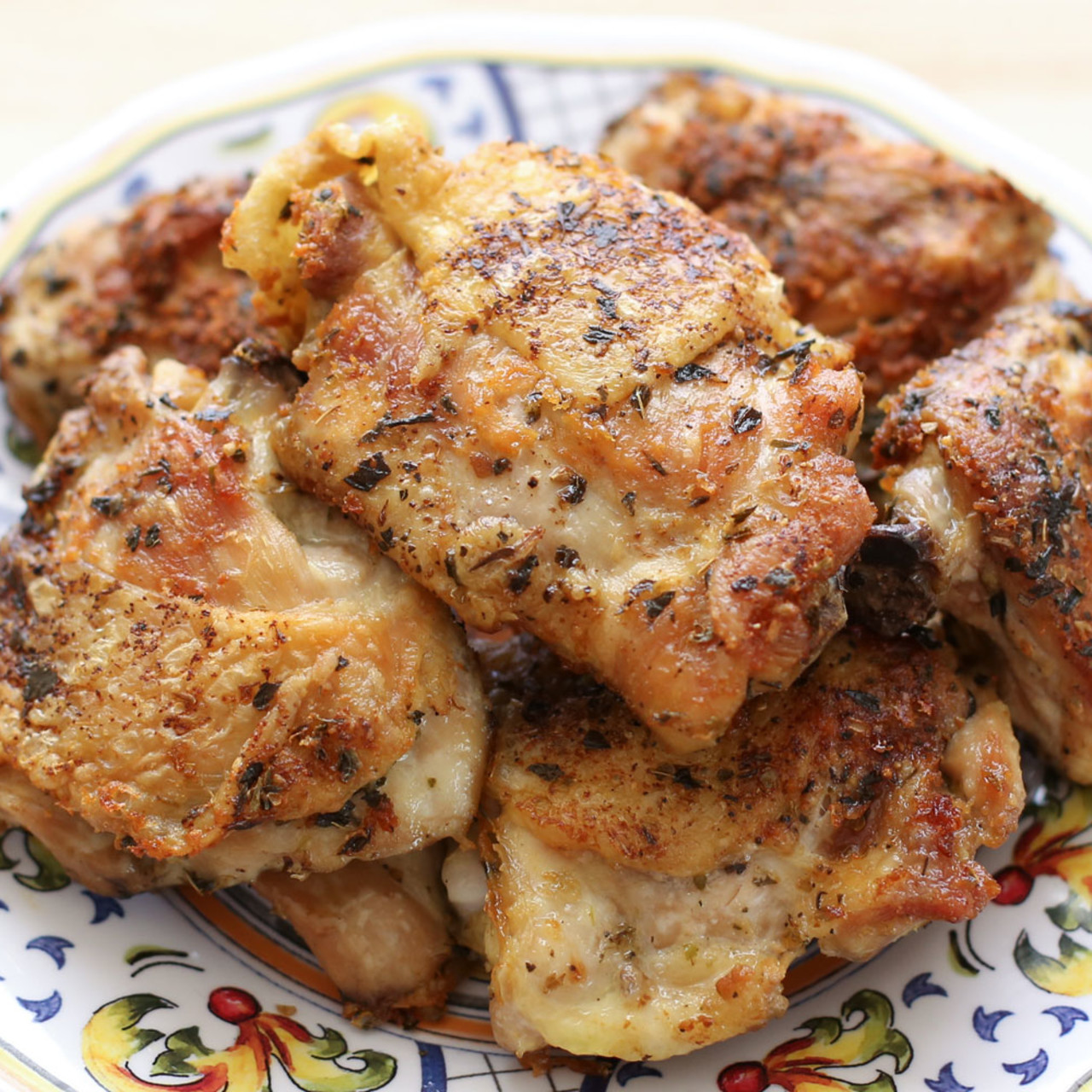PanFried Italian Chicken Thighs