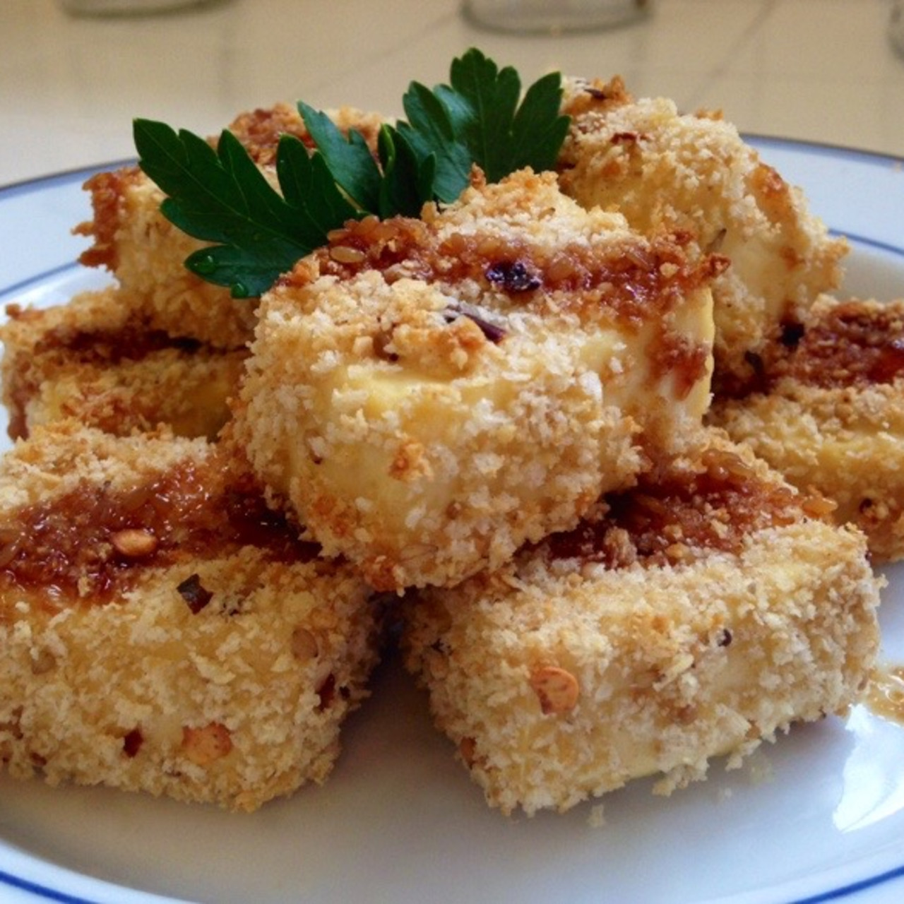 Panko Sesame Baked Tofu