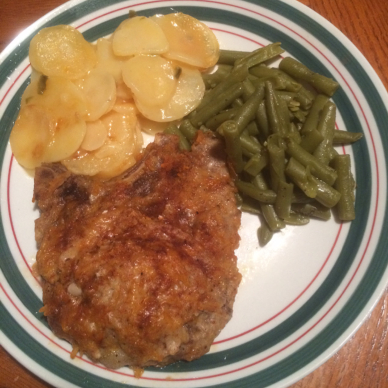 ParmesanPaprika Pork Chops