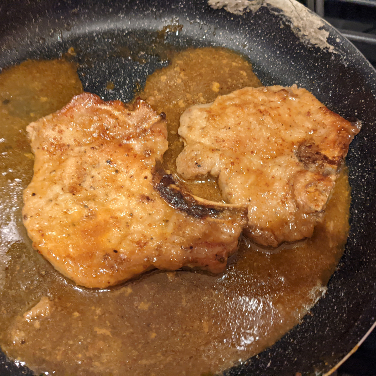 Passion Fruit Marmalade Pork Chop