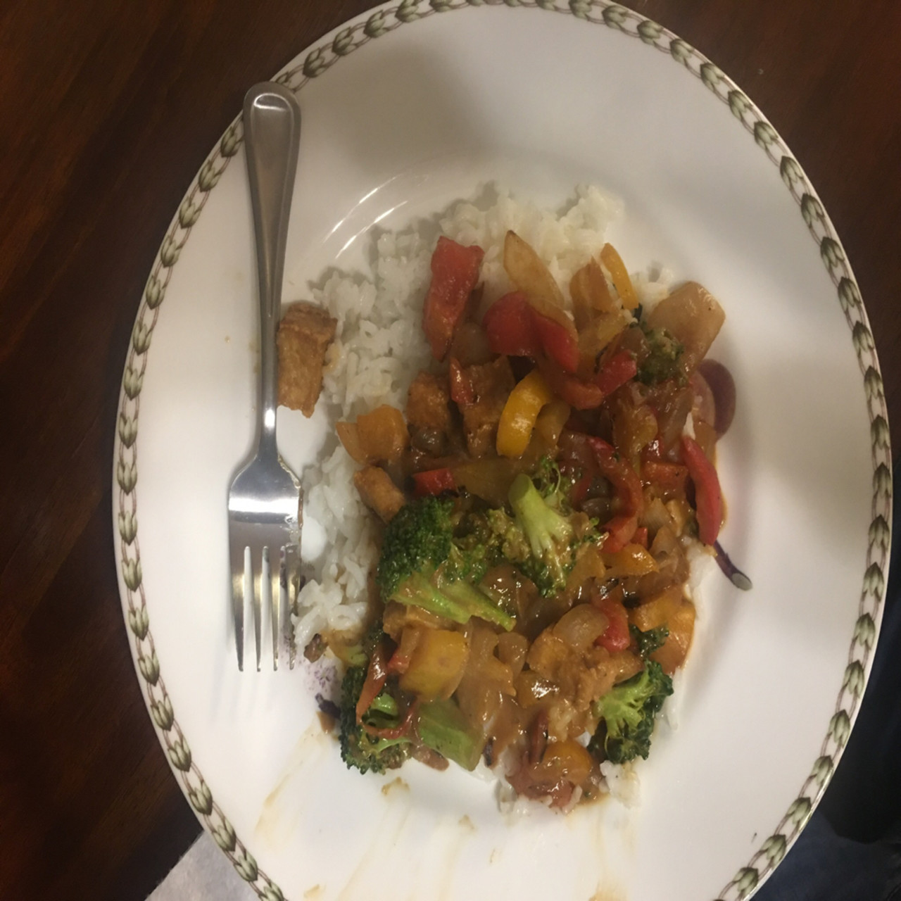 Peanut Sauce Stir Fry