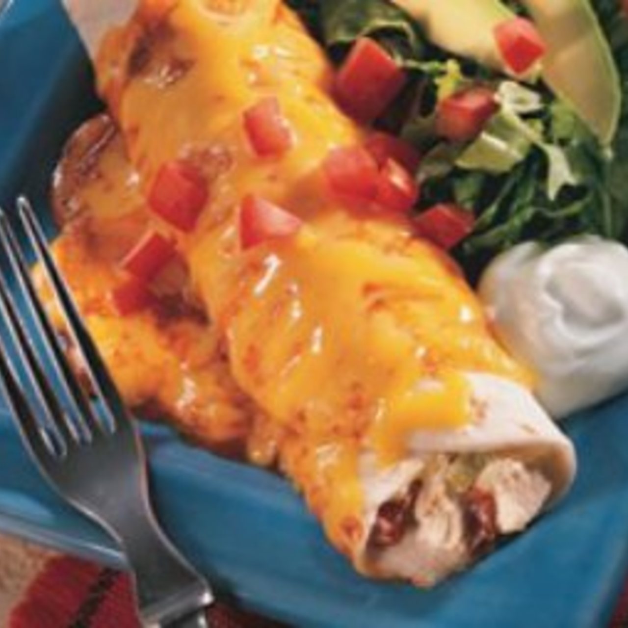 Pillsbury Chile Chicken Enchiladas