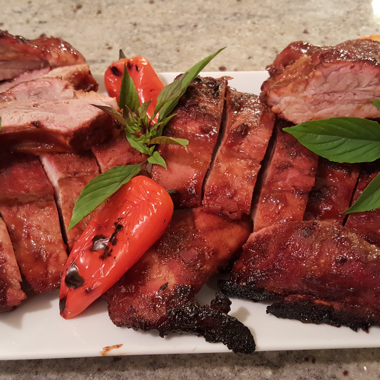 Pork Ribs With Hoisin BBQ Sauce