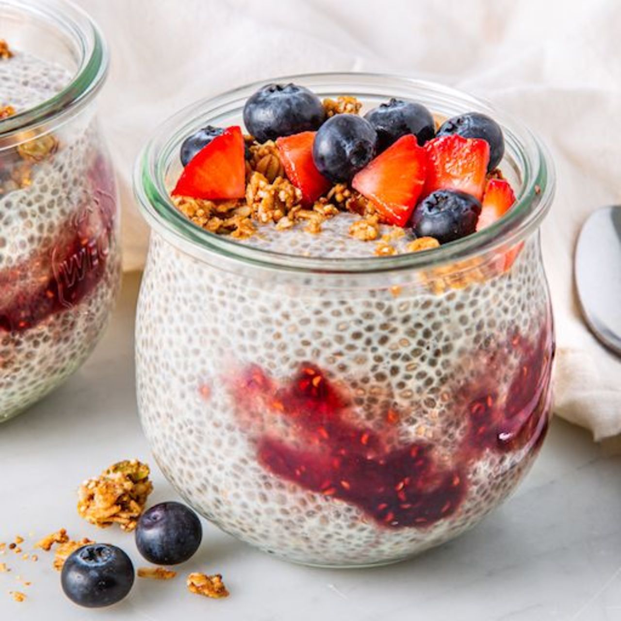 maple chia pudding