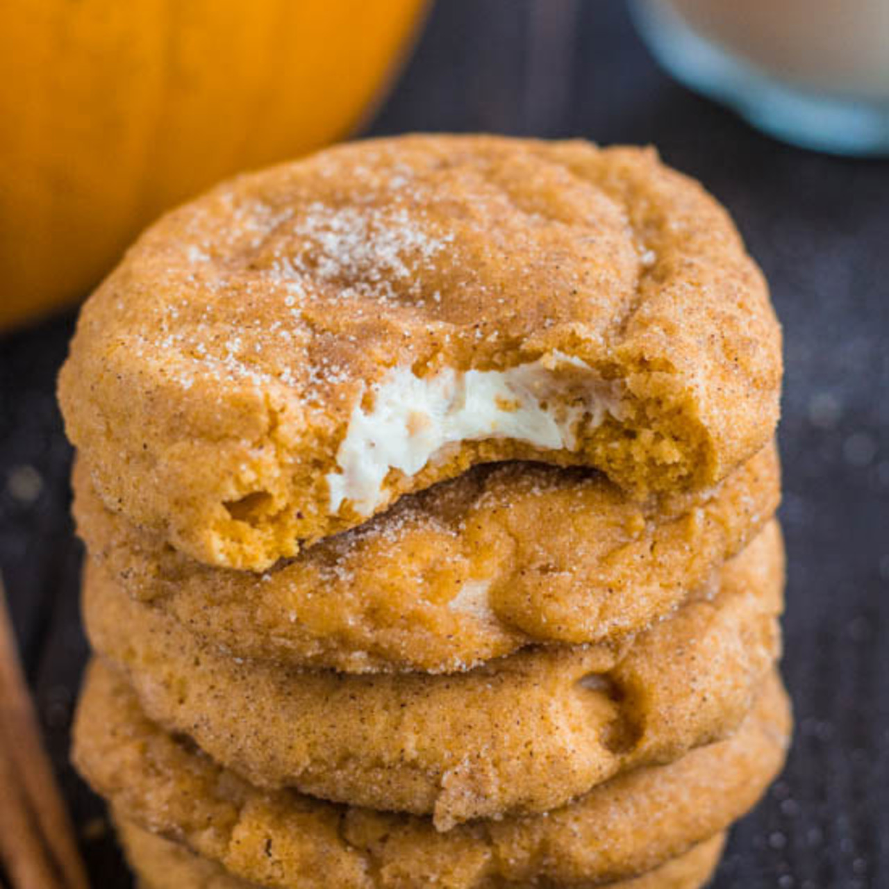Pumpkin Cheesecake Snickerdoodles