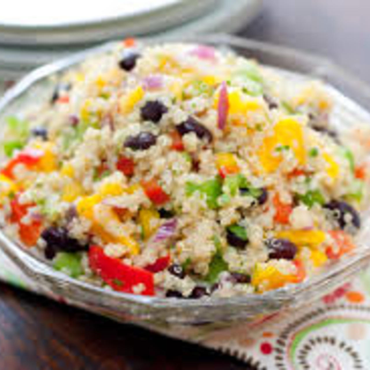 Quick Quinoa Salad (healthy, side)